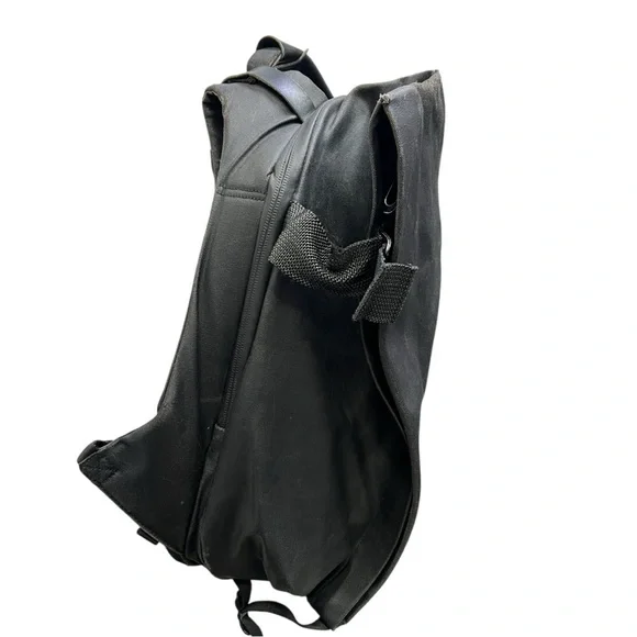 🎒 Côte&Ciel Black Tech Backpack Architectural Laptop Bag Minimalist